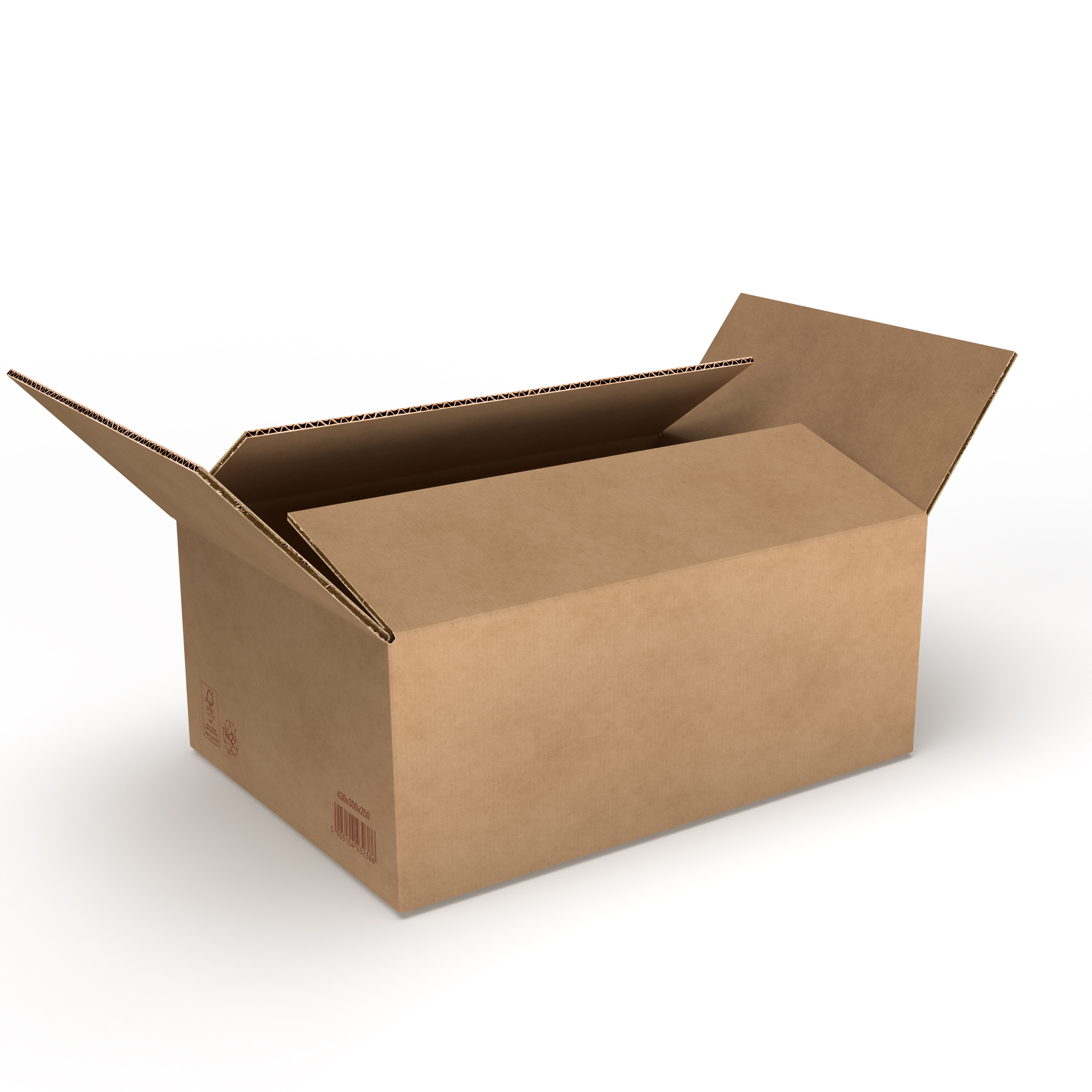 Karton Versandkarton Faltkarton Verpackungskarton Versandschachtel ohne Aufdruck - Bild 25 von 27